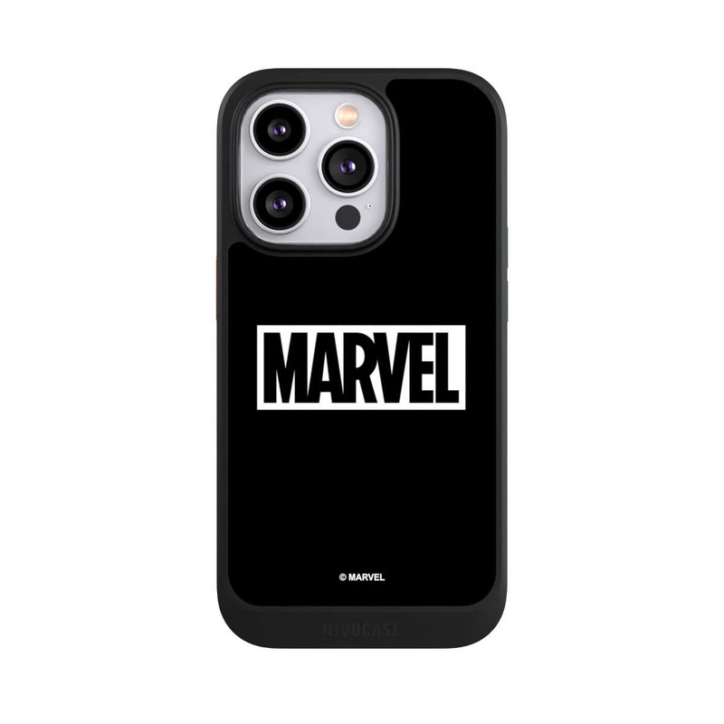 iPhone 14 Pro NIVOcore Marvel Logo Black