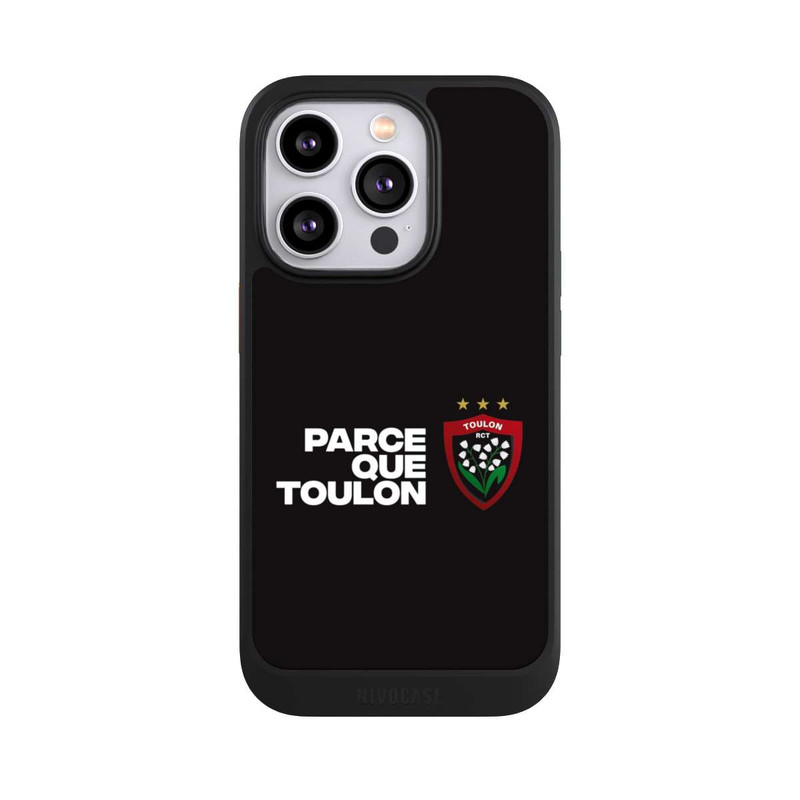 iPhone 14 Pro NIVOcore RC Toulonnais PQT Noir