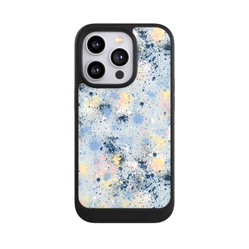 Apple iPhone 14 Pro NIVOcore Tintentropfen Staub Textur Blau