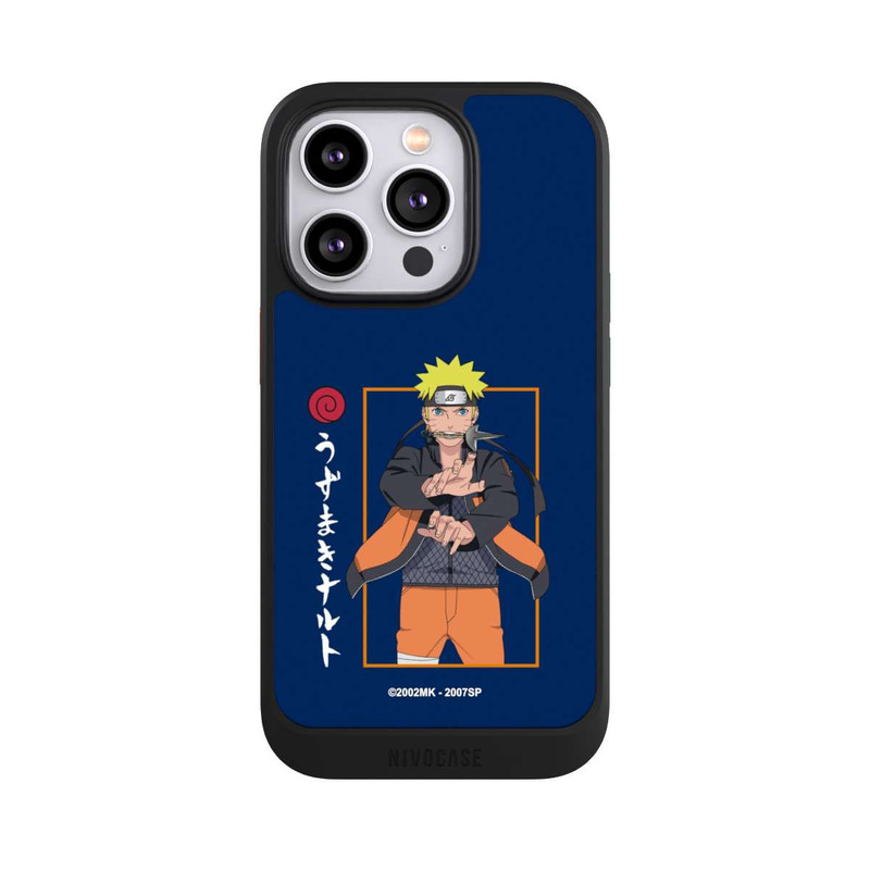 iPhone 14 Pro NIVOcore Naruto Kampfposition Blau