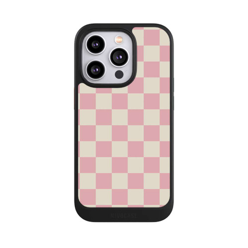 Apple iPhone 14 Pro NIVOcore Schachbrett Rosa