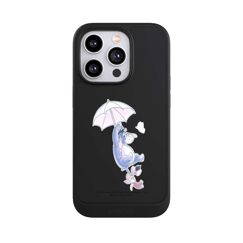 iPhone 14 Pro NIVOcore Winnie Pooh Eeyeore Find Happiness Transparent