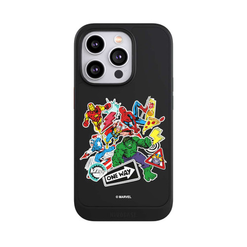 Apple iPhone 14 Pro NIVOcore Capitan American Shield Transparent