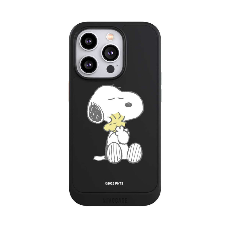 iPhone 14 Pro NIVOcore Snoopy And Woodstock Cuddling transparent
