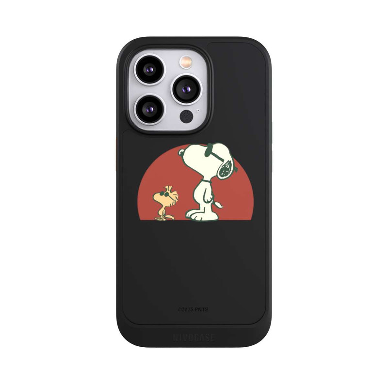 iPhone 14 Pro NIVOcore Snoopy Woodstock Far Out transparent