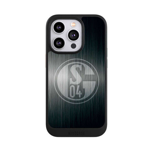 Apple iPhone 14 Pro NIVOcore Schalke 04 Metall Look