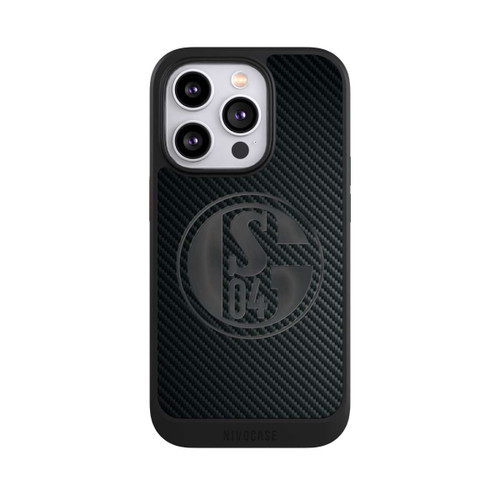Apple iPhone 14 Pro NIVOcore Schalke 04 Carbon Look