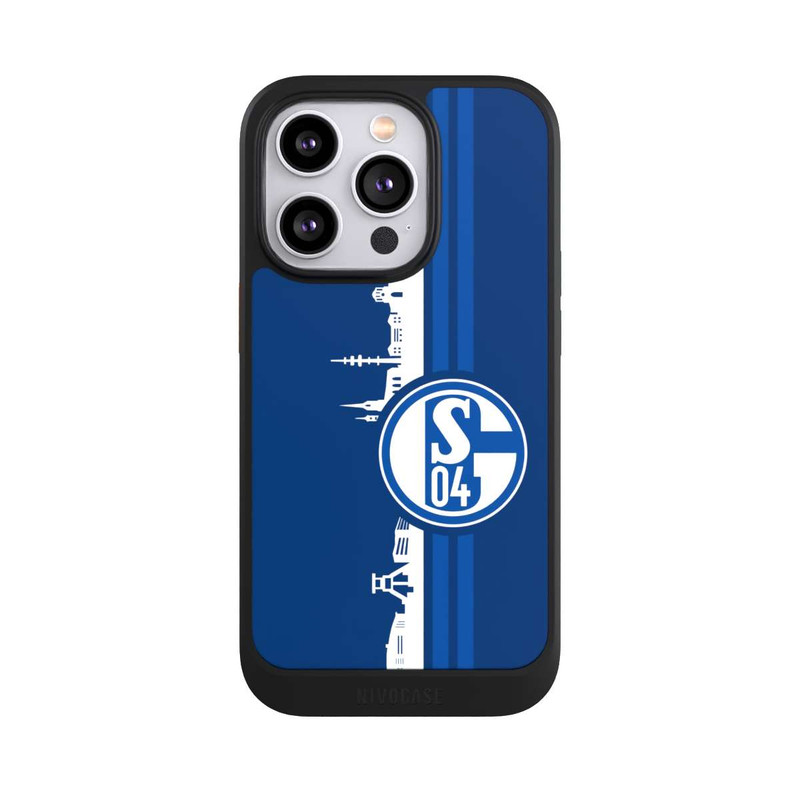 iPhone 14 Pro NIVOcore Schalke 04 Skyline Blau