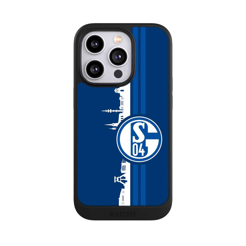 iPhone 14 Pro NIVOcore Schalke 04 Skyline Blau