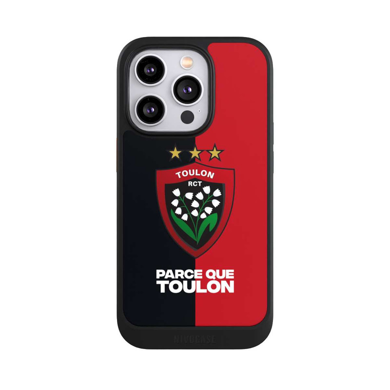 iPhone 14 Pro NIVOcore RCT Logo Rouge Noir