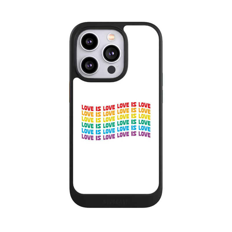 iPhone 14 Pro NIVOcore Love is Love Flag