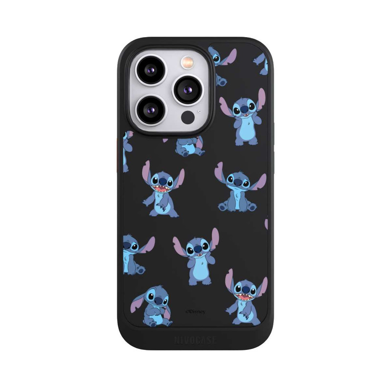 iPhone 14 Pro NIVOcore Stitch Faces Pattern Transparent
