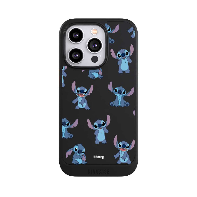 iPhone 14 Pro NIVOcore Stitch Faces Pattern Transparent