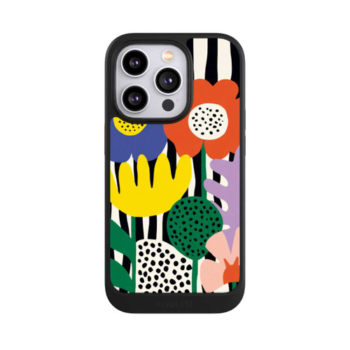 Apple iPhone 14 Pro NIVOcore Flowers Striped Background