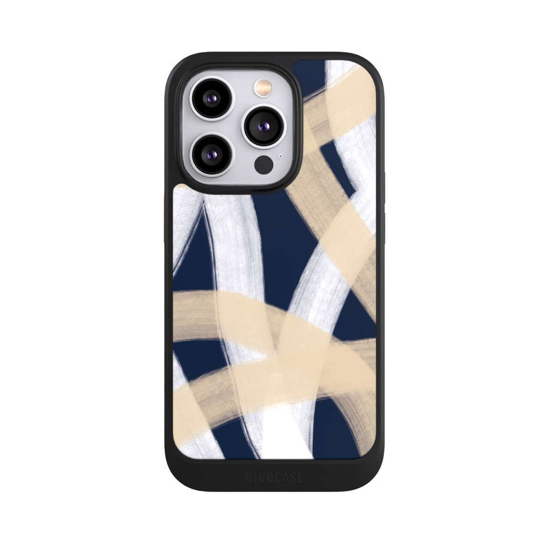 iPhone 14 Pro NIVOcore Laced Up Beije Blue