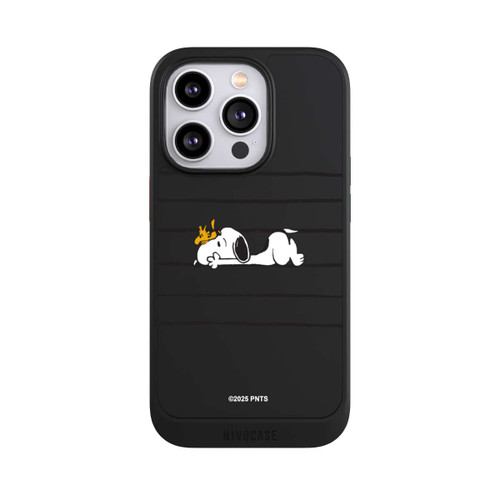 Apple iPhone 14 Pro NIVOcore Snoopy Woodstock Stripes Peanuts Transparent