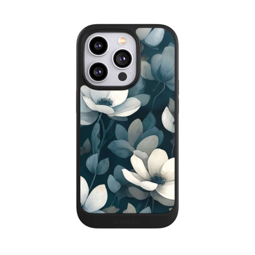 Apple iPhone 14 Pro NIVOcore Negative Flower Petrol White with AI