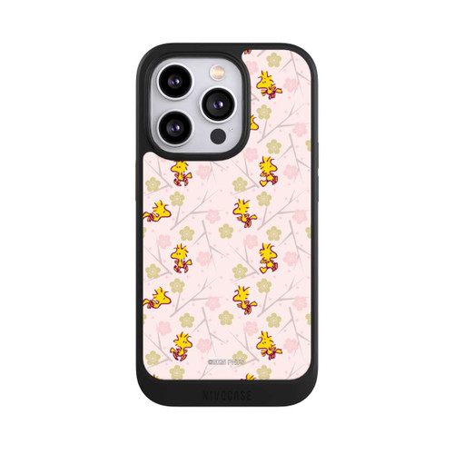 Apple iPhone 14 Pro NIVOcore Woodstock Pink Pattern