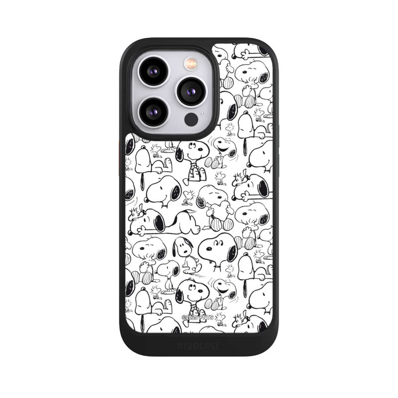 iPhone 14 Pro NIVOcore Classic Snoopy Pattern White