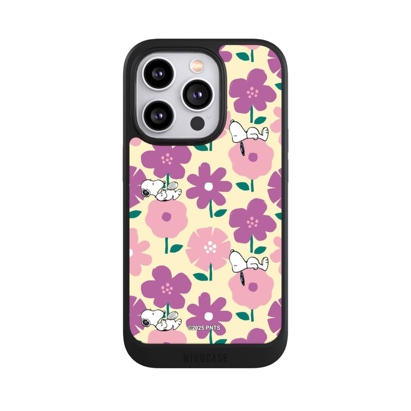 iPhone 14 Pro NIVOcore Peanuts Flower Pattern Yellow