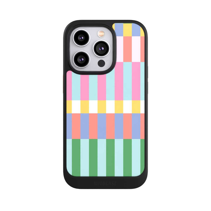 iPhone 14 Pro NIVOcore Checked Theme Pastel