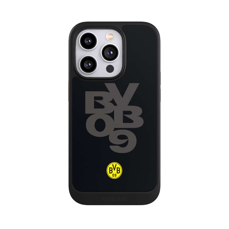 iPhone 14 Pro NIVOcore BVB09 Grau Schwarz