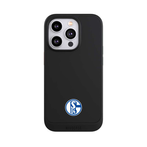 Apple iPhone 14 Pro NIVOcore FC Schalke 04 Logo Klein Transparent