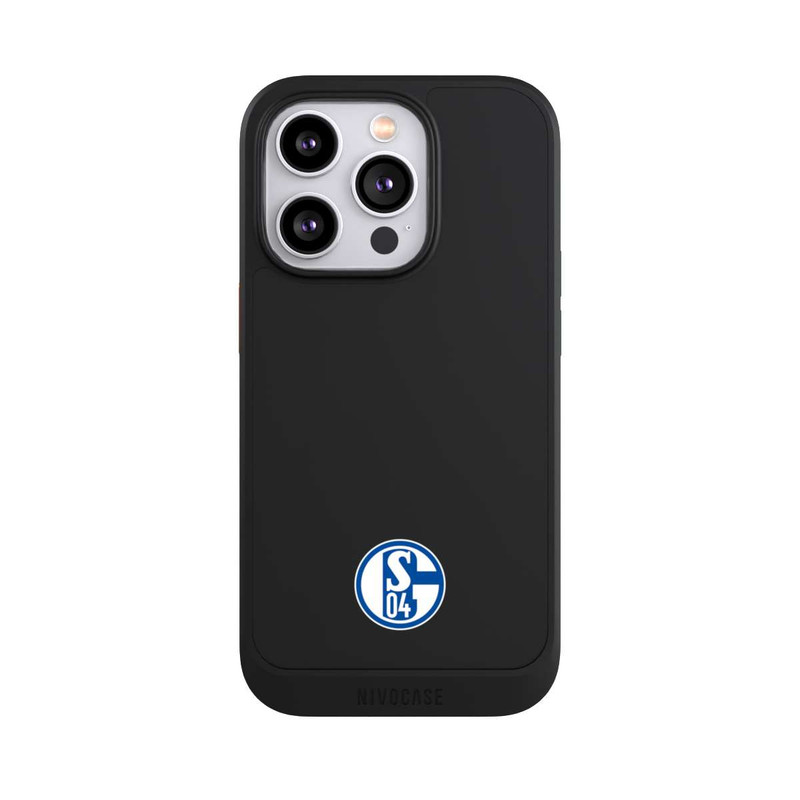 iPhone 14 Pro NIVOcore FC Schalke 04 Logo Klein Transparent