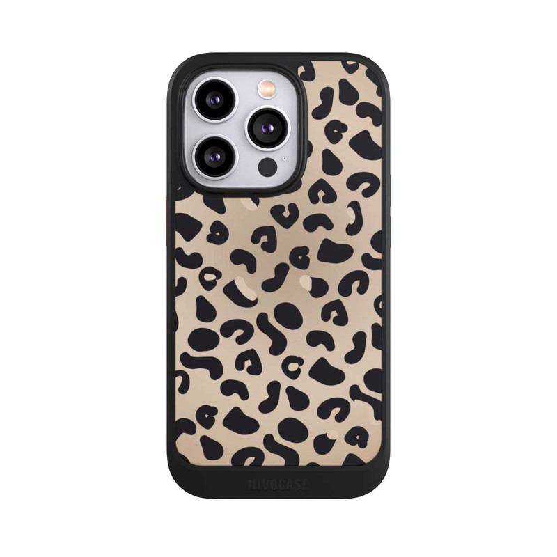 iPhone 14 Pro NIVOcore Cheetah Pattern Light Brown