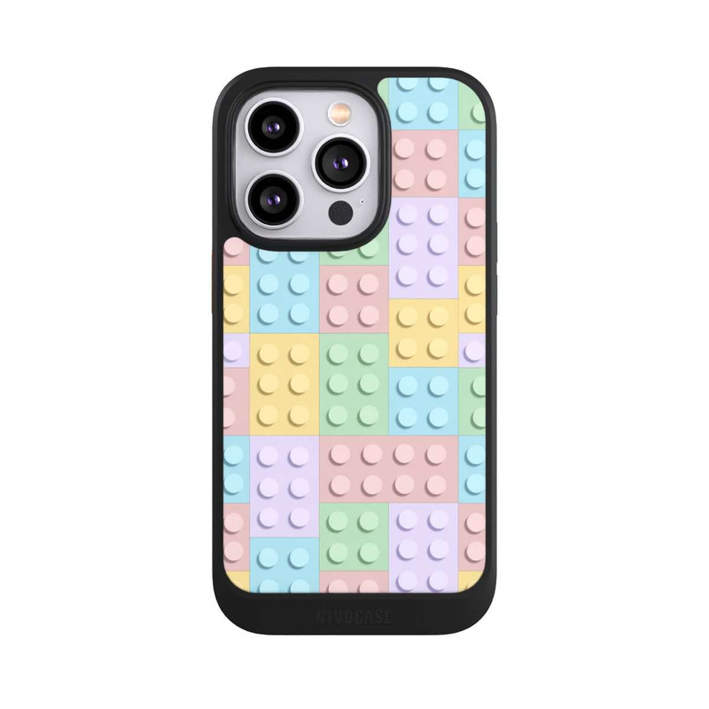iPhone 14 Pro NIVOcore Colorful Blocks Pattern