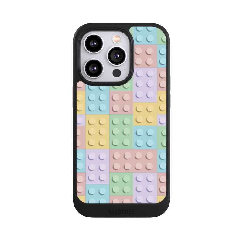 iPhone 14 Pro NIVOcore Modèle de blocs colorés