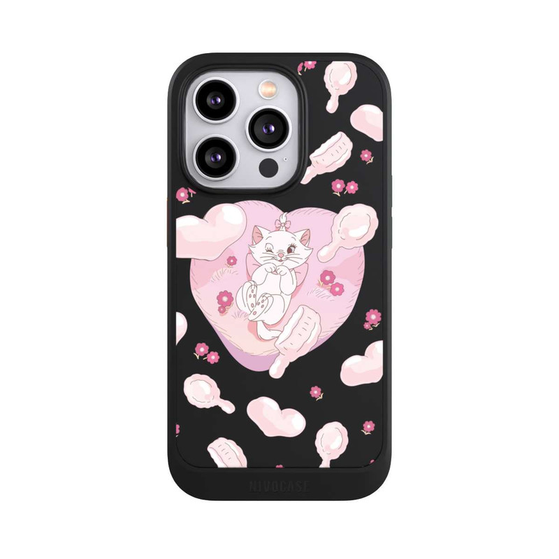 iPhone 14 Pro NIVOcore Aristocats Marie Herzen Pink Transparent