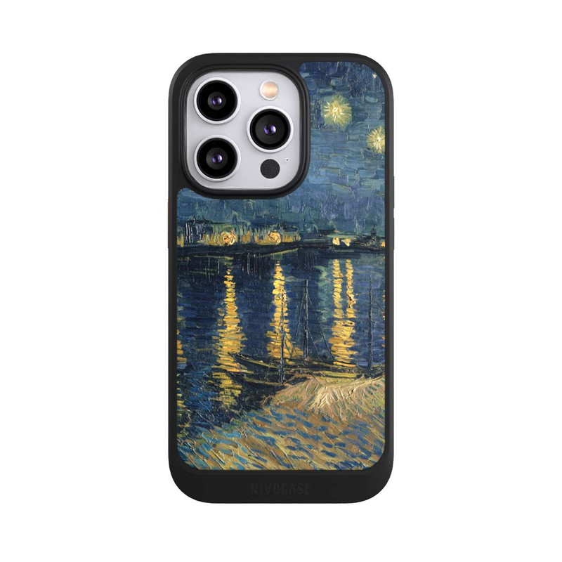 iPhone 14 Pro NIVOcore Nuit Étoilée sur le Rhône