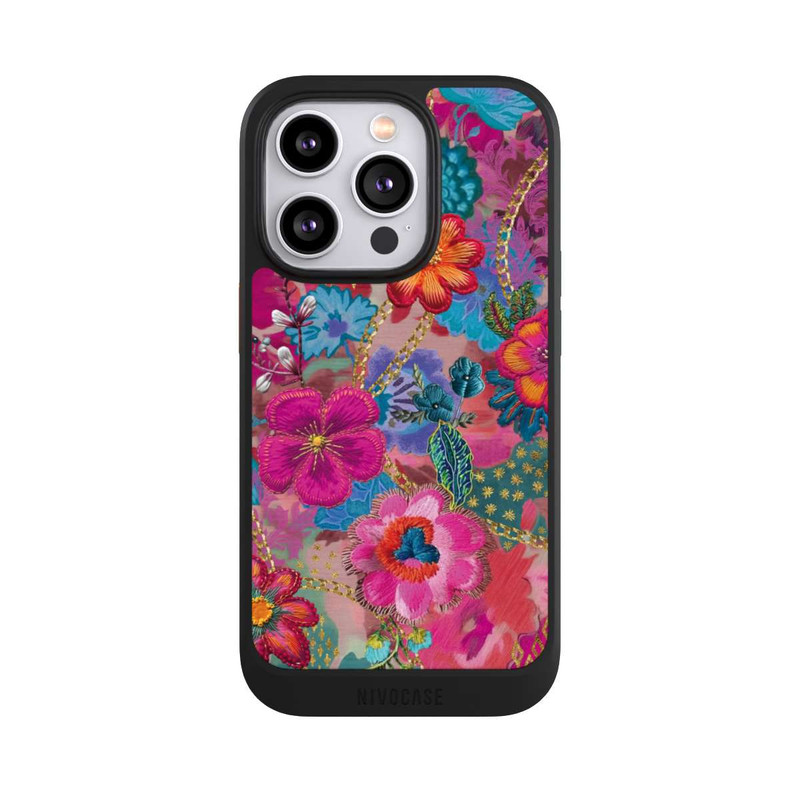 iPhone 14 Pro NIVOcore Patchwork Flowers With AI