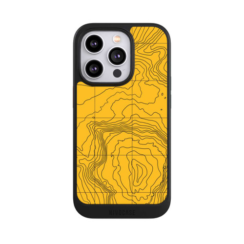 Apple iPhone 14 Pro NIVOcore Berg gelbe Linien