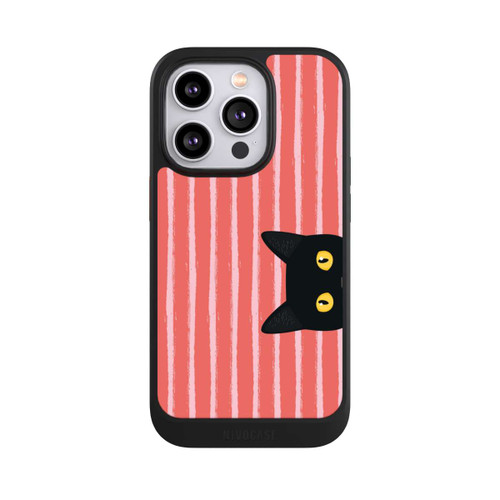 Apple iPhone 14 Pro NIVOcore Schwarze Katze Gestreift Orange