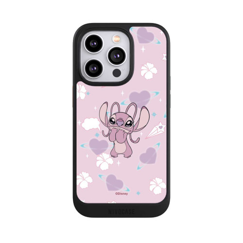 Apple iPhone 14 Pro NIVOcore Disney Classics Lilo &amp; Stitch Angel Cute Pink