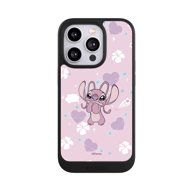 iPhone 14 Pro NIVOcore Disney Classics Lilo & Stitch Angel Cute Pink