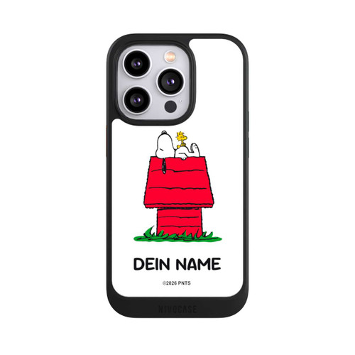 Apple iPhone 14 Pro NIVOcore Snoopy and Woodstock Classic Personalisierbar