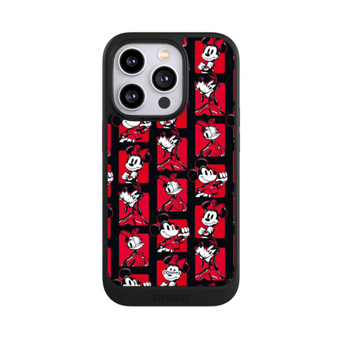 Apple iPhone 14 Pro NIVOcore Mickey Mouse Rally Pattern Red