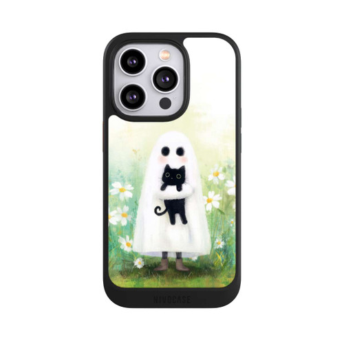 Apple iPhone 14 Pro NIVOcore Ghost Hug for Cat Halloween with AI