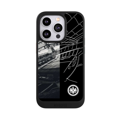 Apple iPhone 14 Pro NIVOcore Eintracht Frankfurt Stadion Fotoskizze