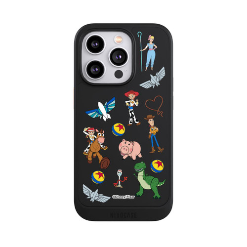 Apple iPhone 14 Pro NIVOcore Toy Story 5 Hero Toys Pattern Transparent