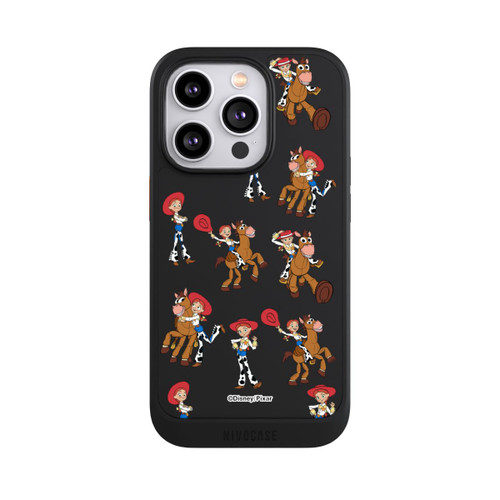 Apple iPhone 14 Pro NIVOcore Toy Story 5 Jessie Cowboy Pattern Transparent