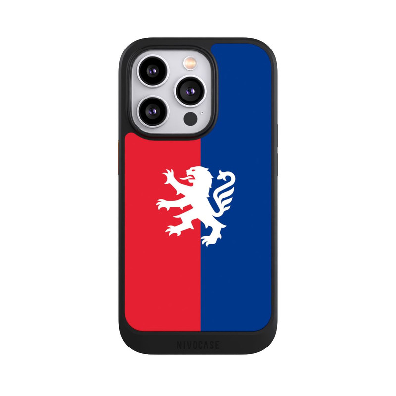 iPhone 14 Pro NIVOcore OL Lion rouge et bleu