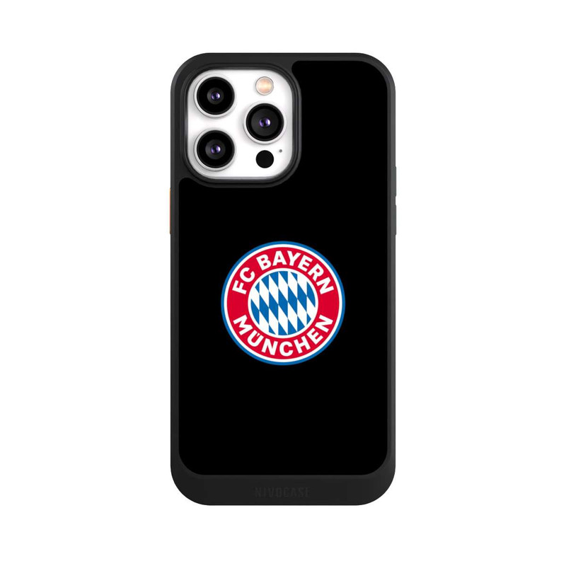 iPhone 14 Pro Max NIVOcore FCB Logo auf Schwarz