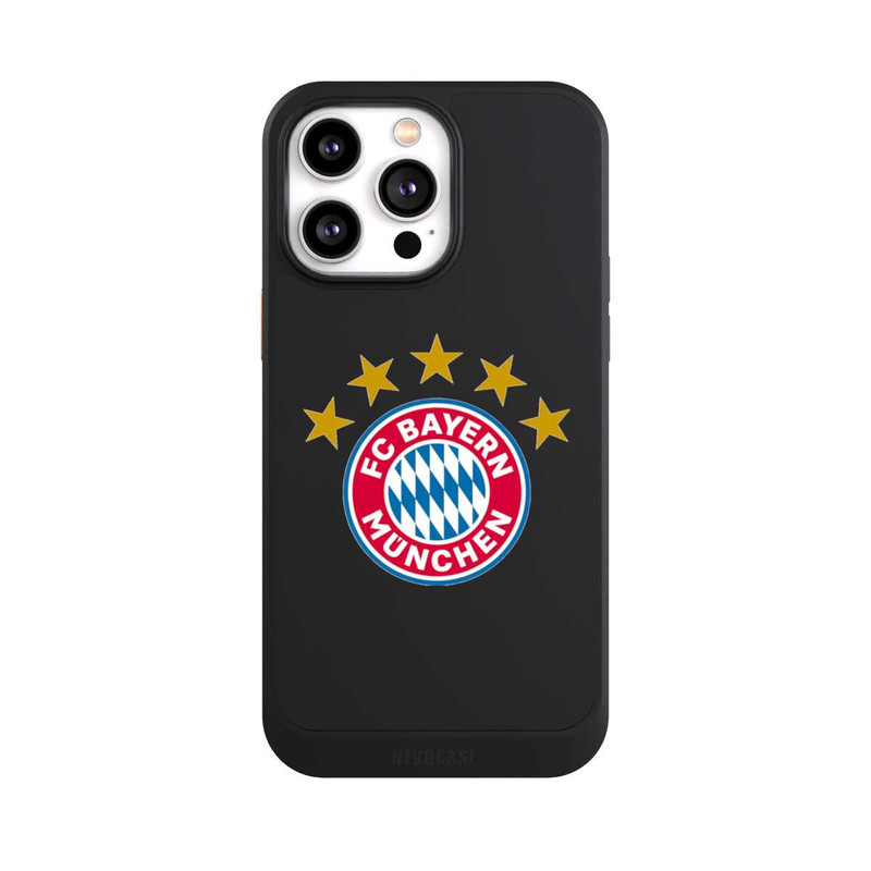iPhone 14 Pro Max NIVOcore FCB Logo mit Sterne - ohne Hintergrund