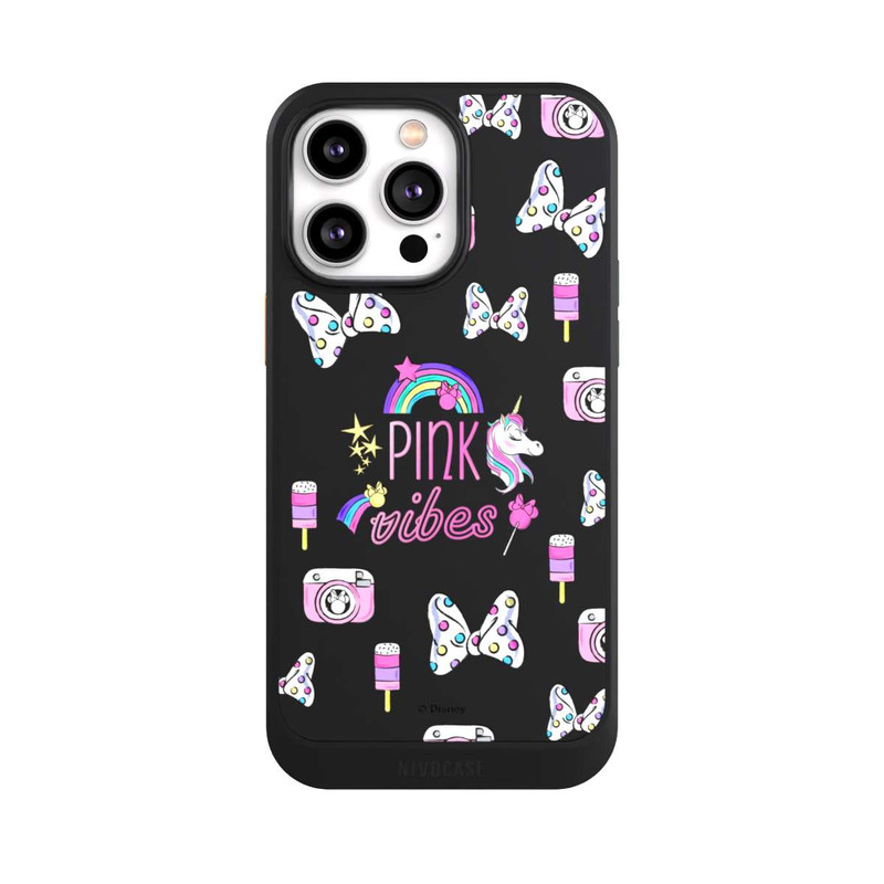 iPhone 14 Pro Max NIVOcore Pink Vibes Transparent