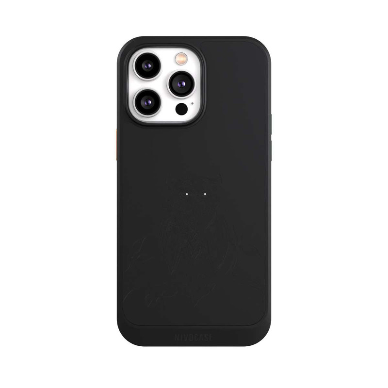 iPhone 14 Pro Max NIVOcore Owl Mandala transparent