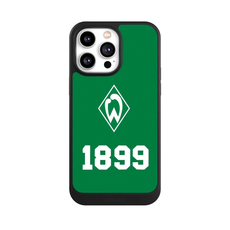 iPhone 14 Pro Max NIVOcore 1899 Grün-Weiß Lebenslang Grün - Werder Bremen